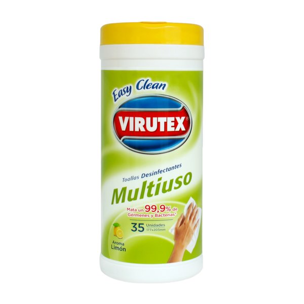 Toallas Desinfectantes Virutex Multiuso 35 un