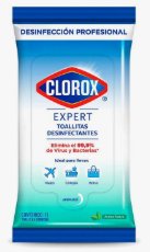 Toalla Desinfectante Clorox Fresco 15 unidades.