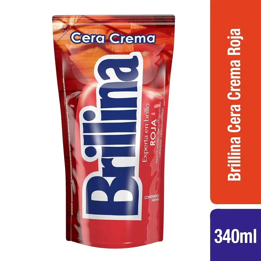 Cera Brillina Roja 340 ml