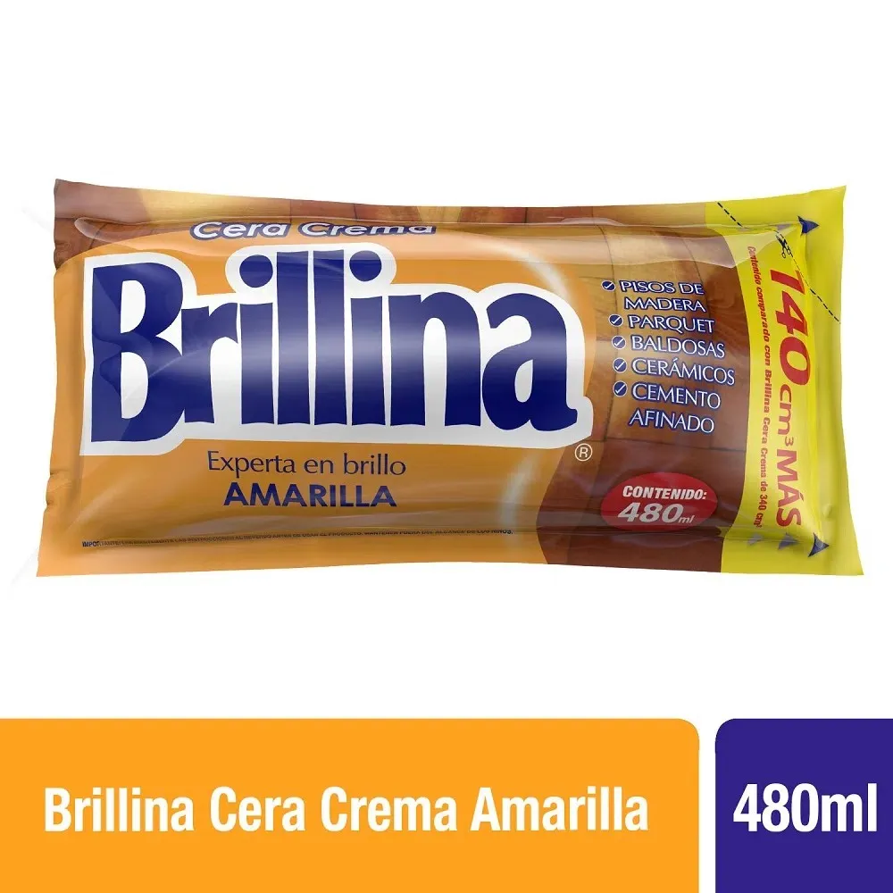 Cera Brillina Amarilla 480 ml