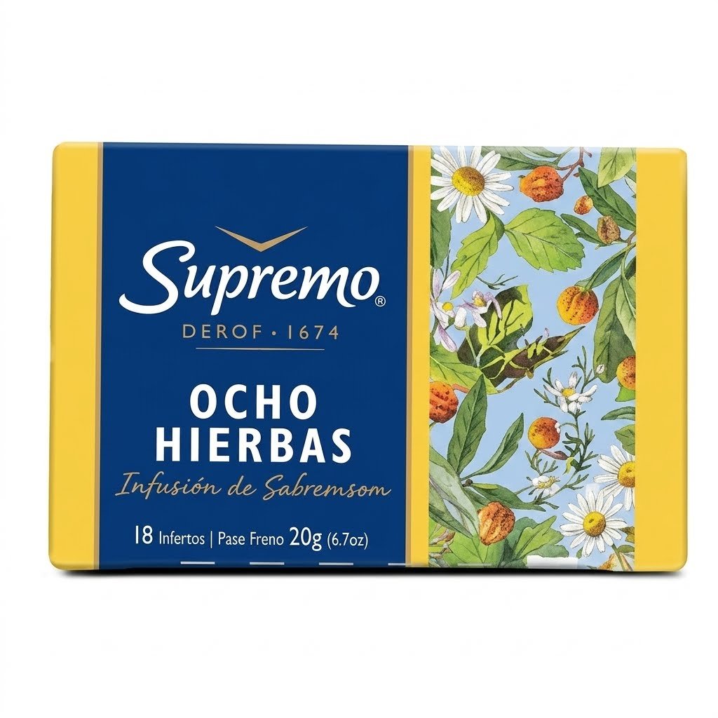 Hierba Supremo 8Hierbas 20 unidades.
