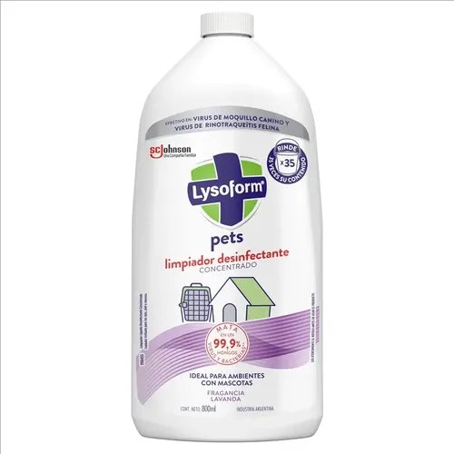 Lysof Pets Limpiador Concentrado 800ml