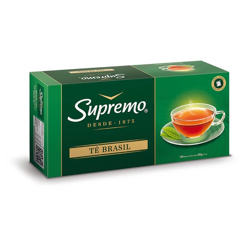 Té Supremo Brasil 100 unidades.