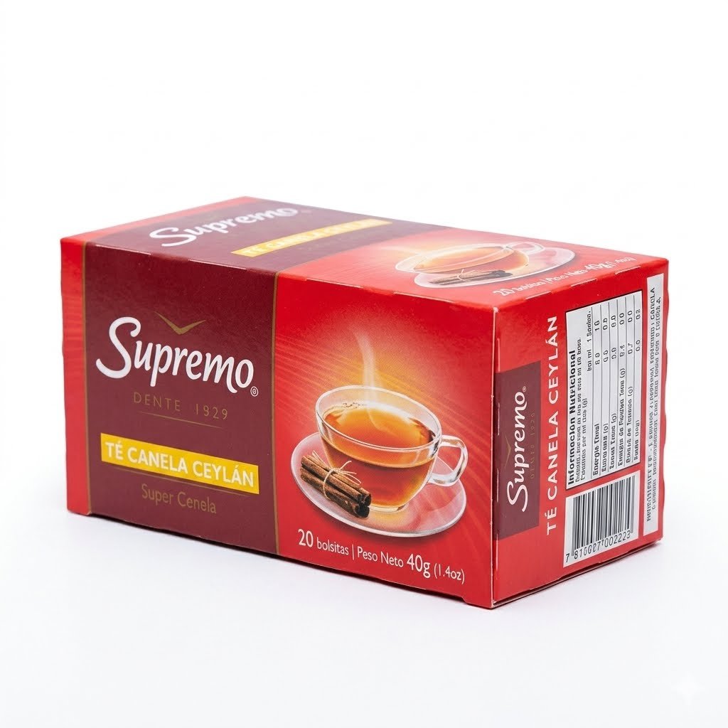 Té Supremo Ceylan Canela 20 unidades.