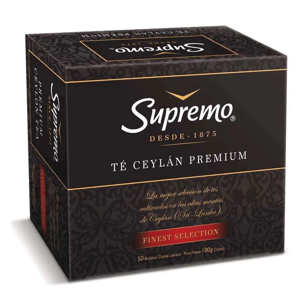 Té Supremo Premium 50 unidades.