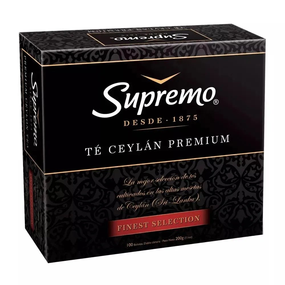 Té Ceylan Premium 100 unidades.