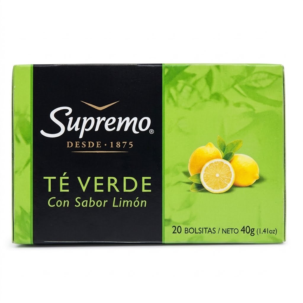 Té Supremo Verde Limón 20 un