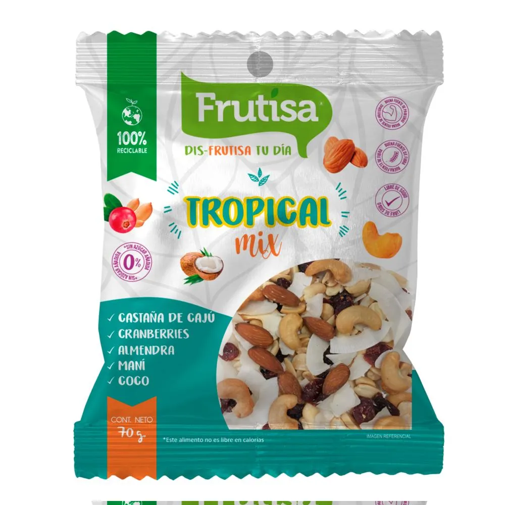Snack Frutisa Mix Tropical 70 g