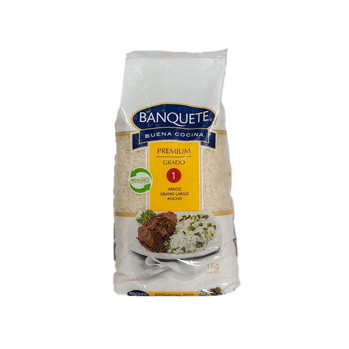 Arroz Banquete Grado1 1 kg.