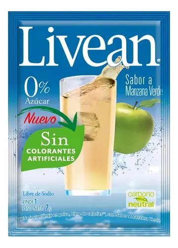 Refresco Livean Manzana 7 g