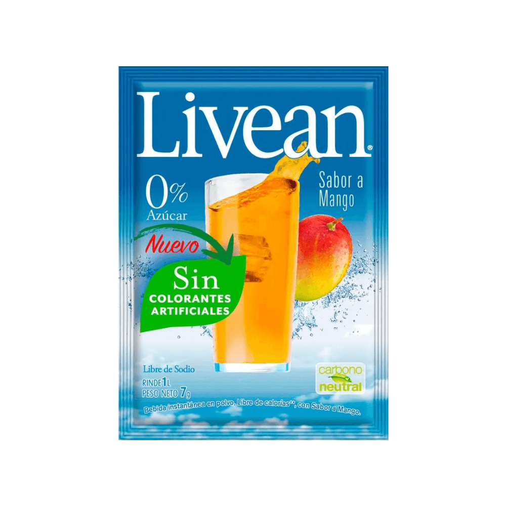 Refresco Livean Mango 7 grs.