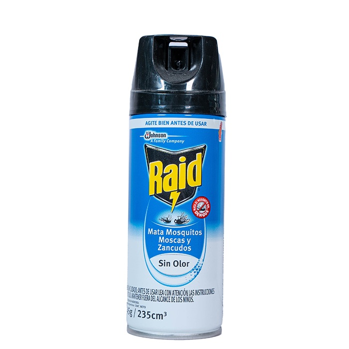 Raid Mata Moscas y Mosquitos sin Olor 235 ml