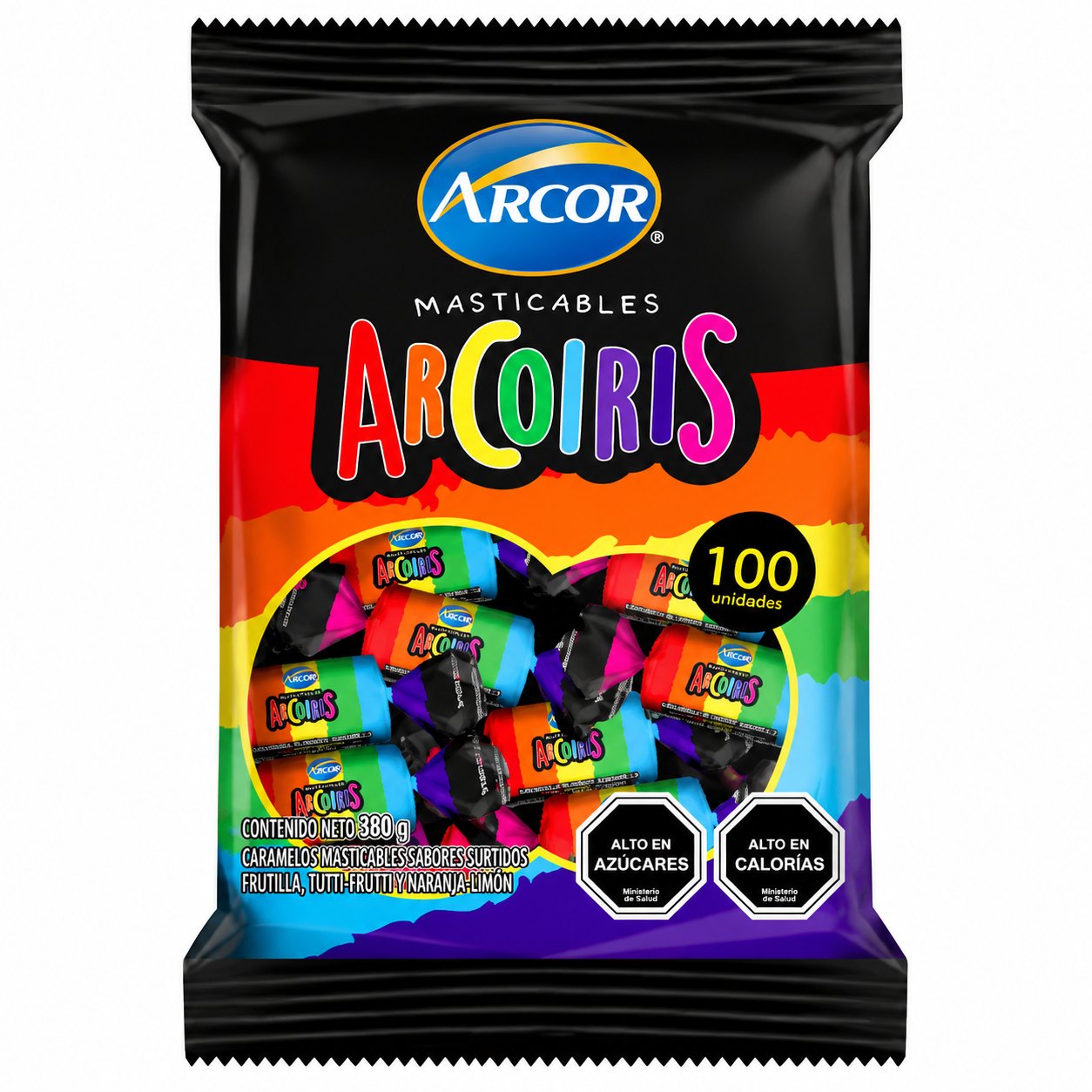 Masticable Arcor Arcoiris 100 un