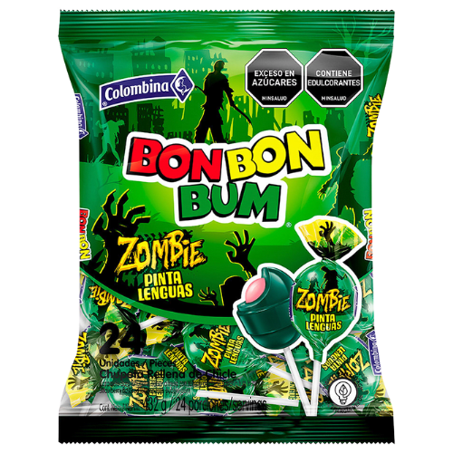 Huevo Colombina Bon Bon Bum Zombie 24 un