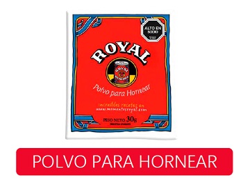 Polvo Hornear Royal 30 grs.