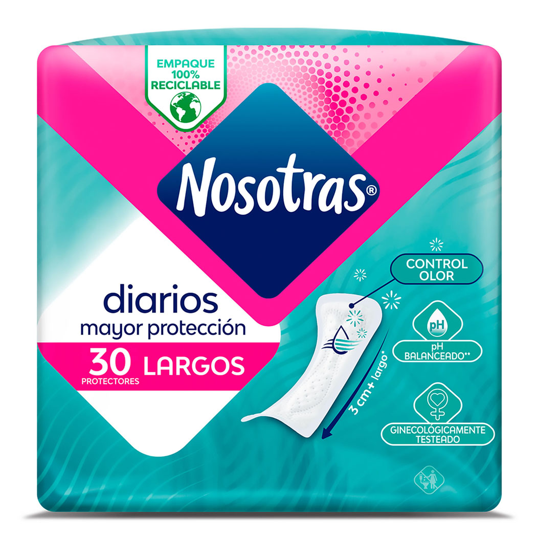 Protector Diario Largo  Nosotras 30 un