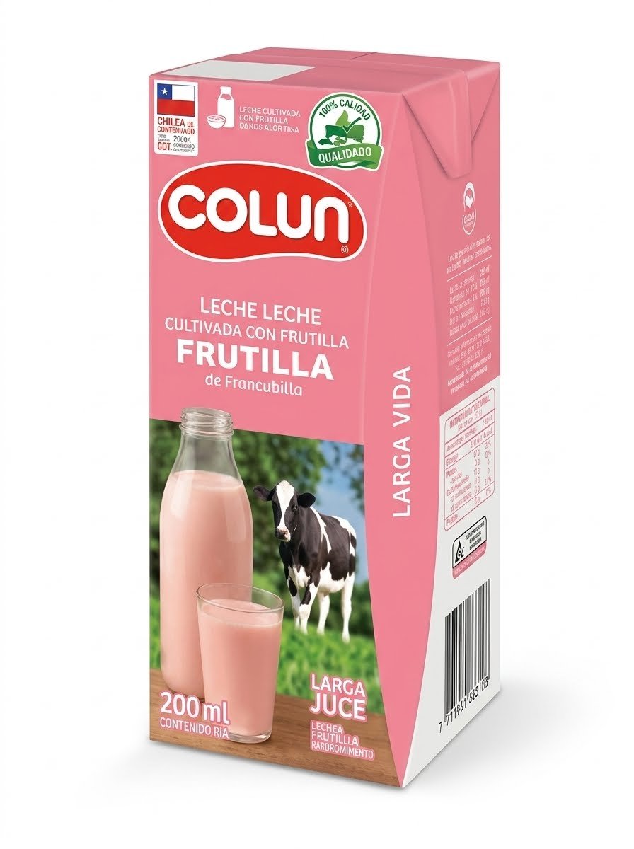 Leche Colun Frutilla 200 ml