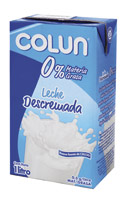 Leche Colun Descremada 1 lt.