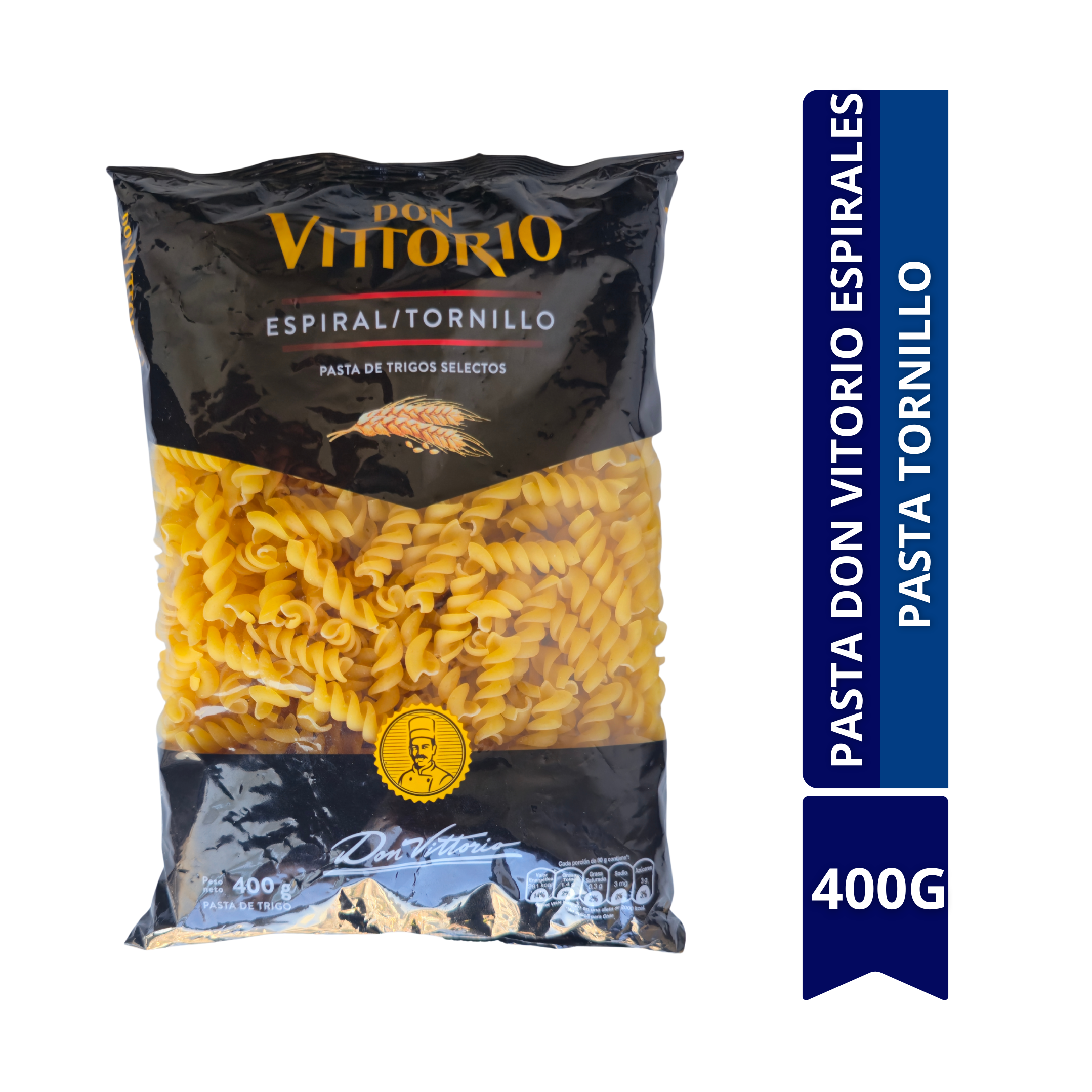 Fideos Vittorio Espiral 400 grs.