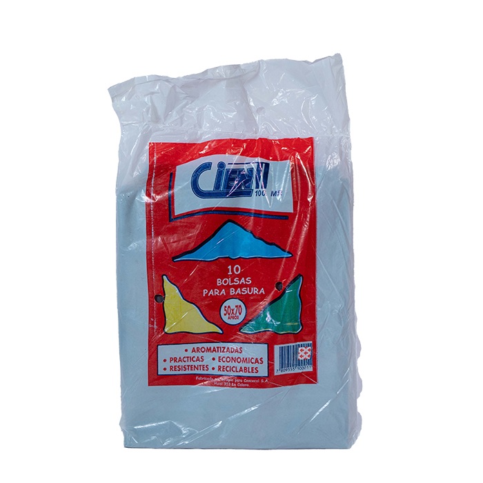 Bolsa Aseo Cien 70 10 unidades.