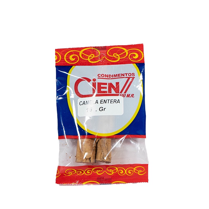 Condimento Cien Canela Entera 15 g