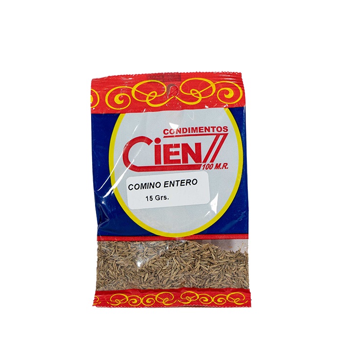 Condimento Cien Comino Entero 15 grs.