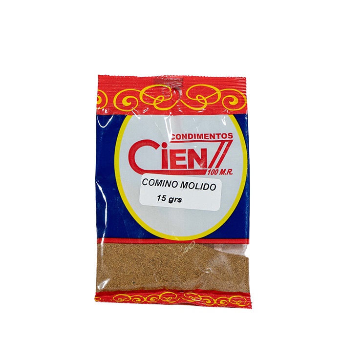 Condimento Cien Comino Molido 15 grs.