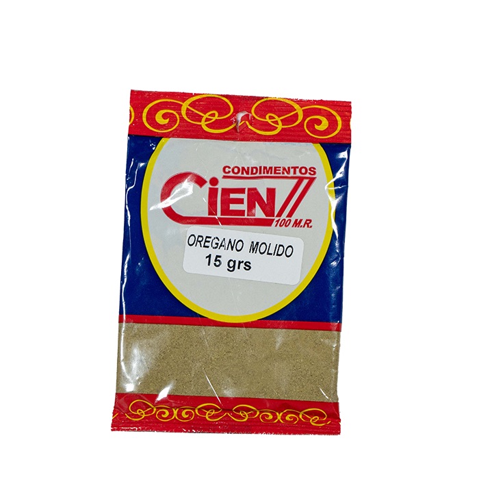 Condimento Cien Orégano Molido 15 g