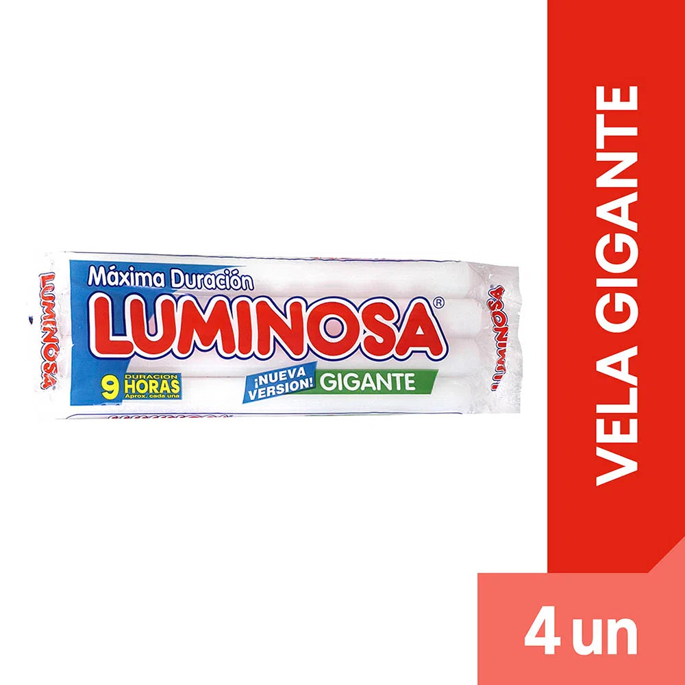 Velas Antorcha Gigante 4 unidades.