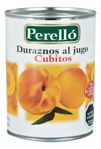 Durazno Perelló Cubitos 580 grs.