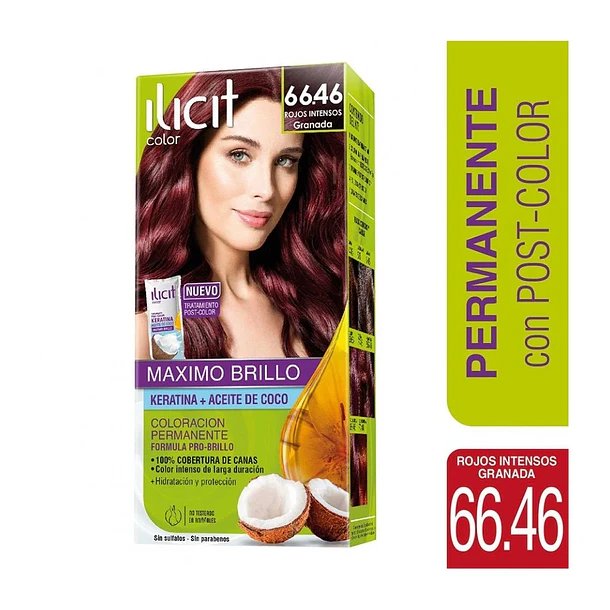 Tintura Ilicit 66.46 Rojo Intenso Granada