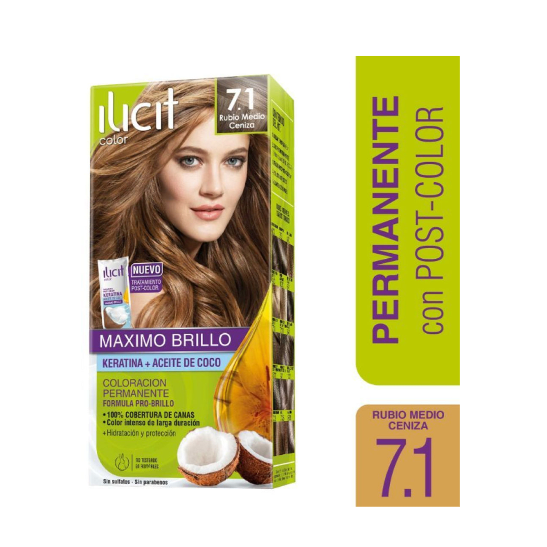 Tintura Ilicit 7.11 Rubio Ceniza