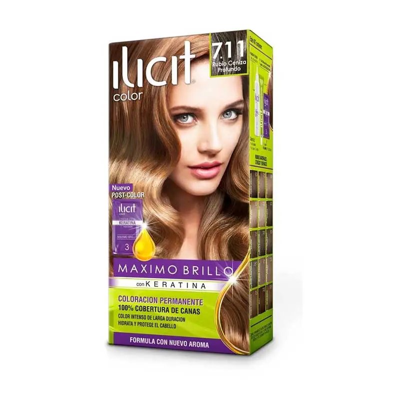 Tintura Ilicit 7.11 Rubio Ceniza Profundo