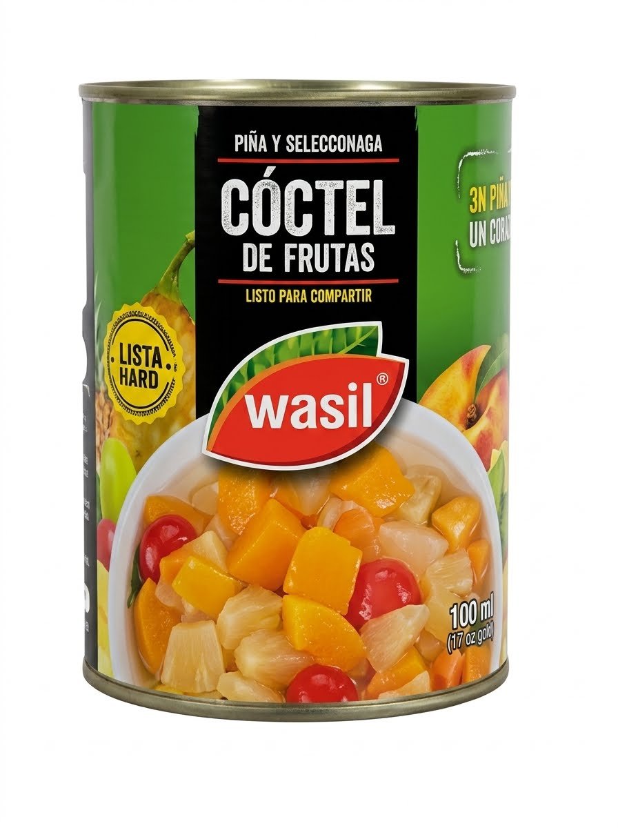 Wasil Cóctel de Fruta 560 g