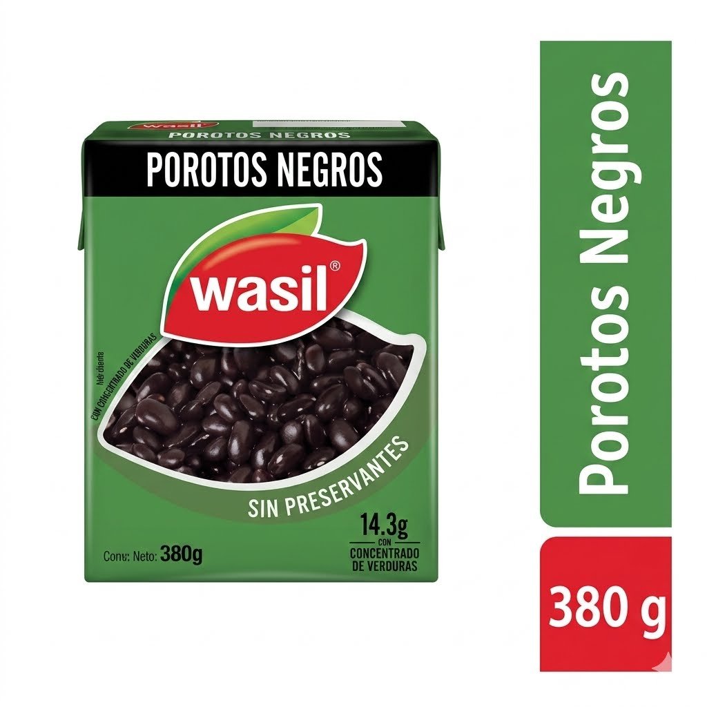 Wasil Poroto Negro 380 g