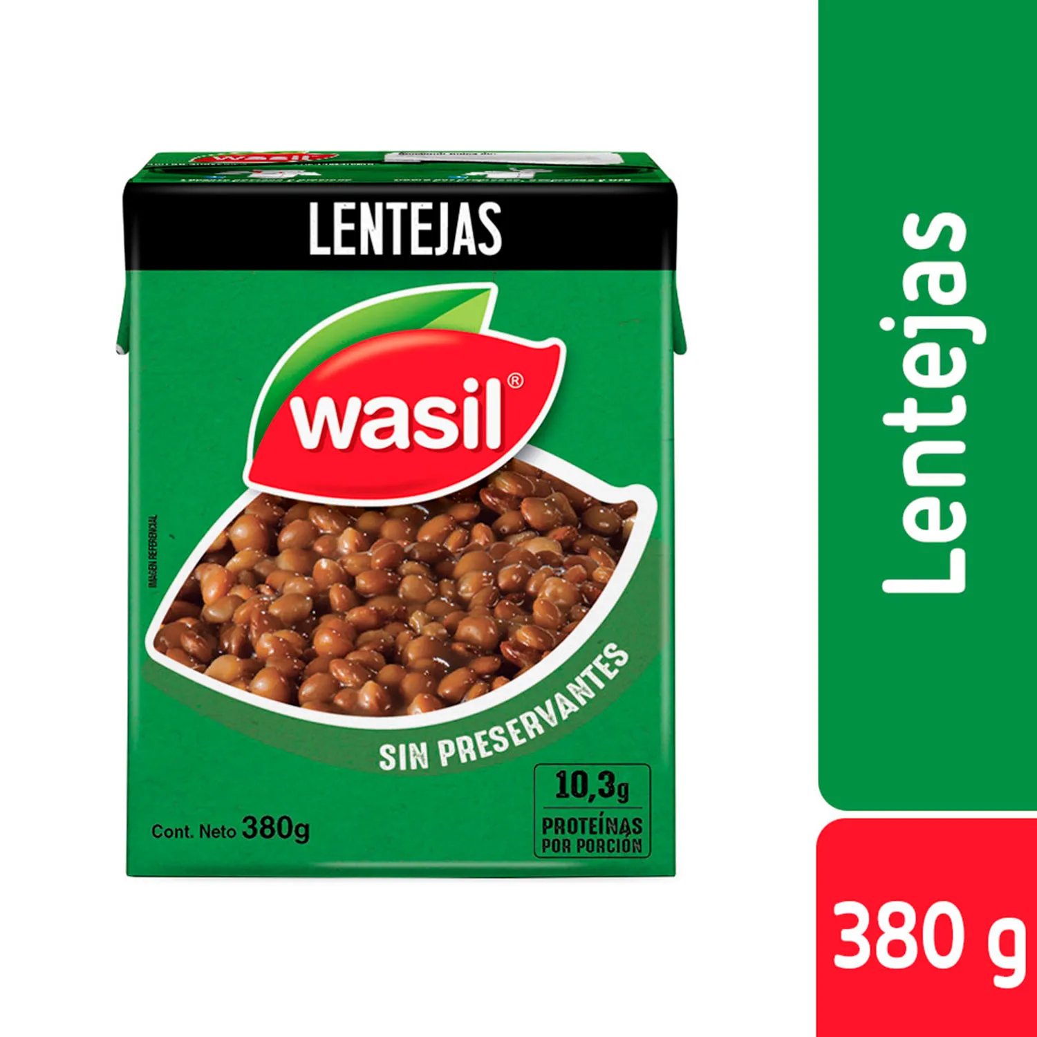 Wasil Lentejas 380 grs.
