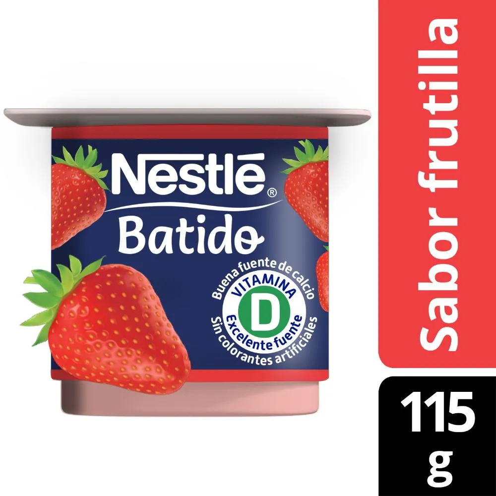 Yoghurt Batido Nestlé Frutilla 115 grs.