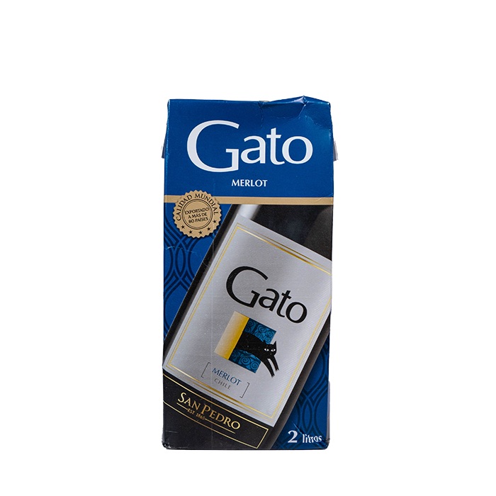 Vino Gato Merlot Tetrapack 2 L