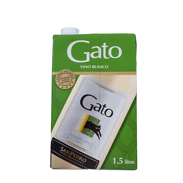 Vino Gato Blanco Tretapack 1.5Lts