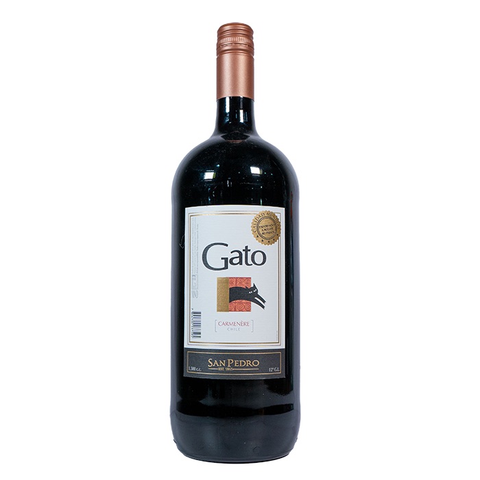 Vino Gato Carmenere Botellón 1.5 L